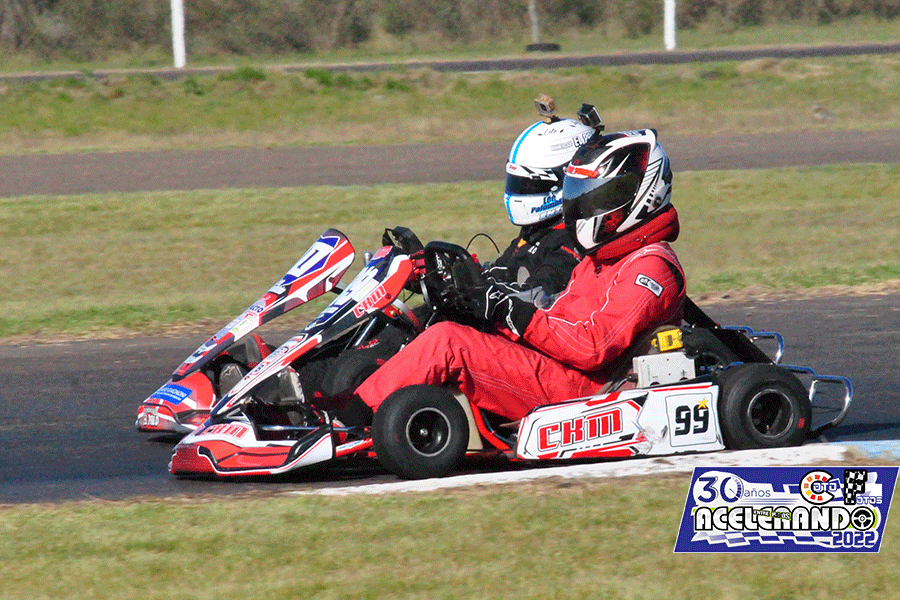 Franco Bozo, ganador de las dos finales de la 150 cc B que corrió