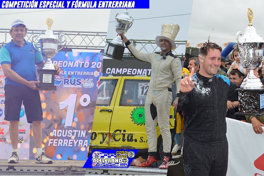 Morend y Ferreyra revalidaron; Kunzi se recibió de campeón; Barreto, Dubois y Tamay, los 1 del coronación