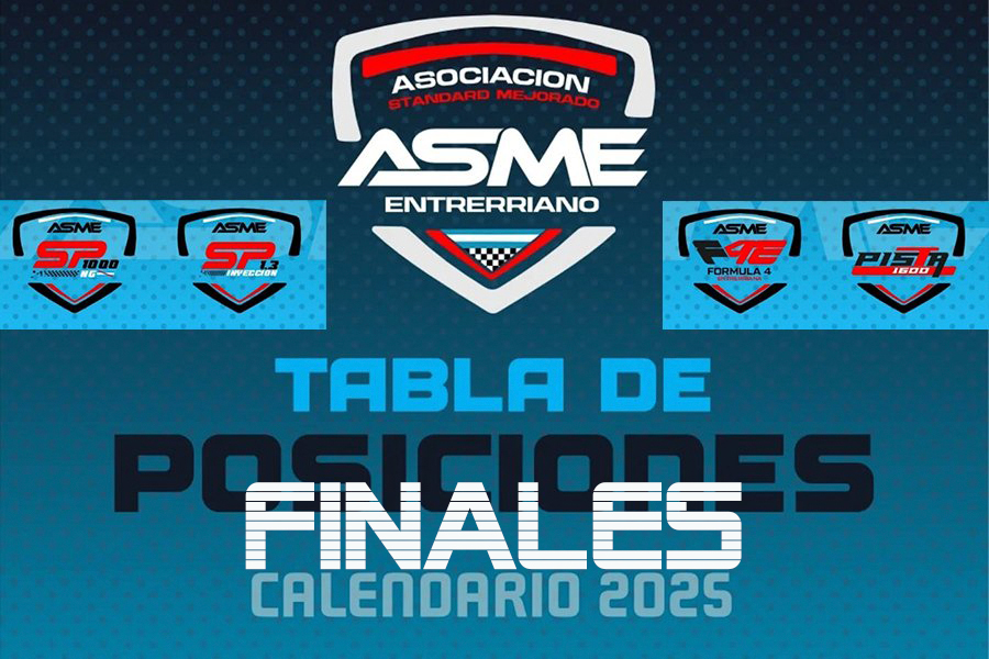 Campeonatos finales categorías ASME