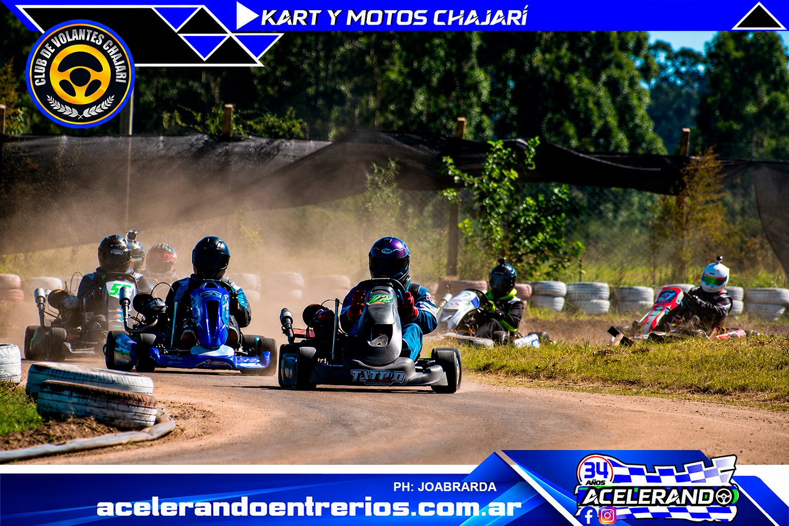 Chajarí empezó a despedir la tierra con ruido de karting y promesa de motos