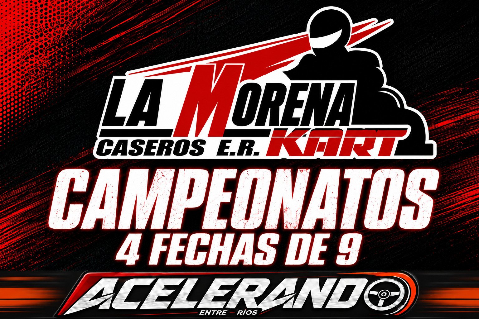Campeonatos La Morena Kart I 4 fechas de 9 y la próxima