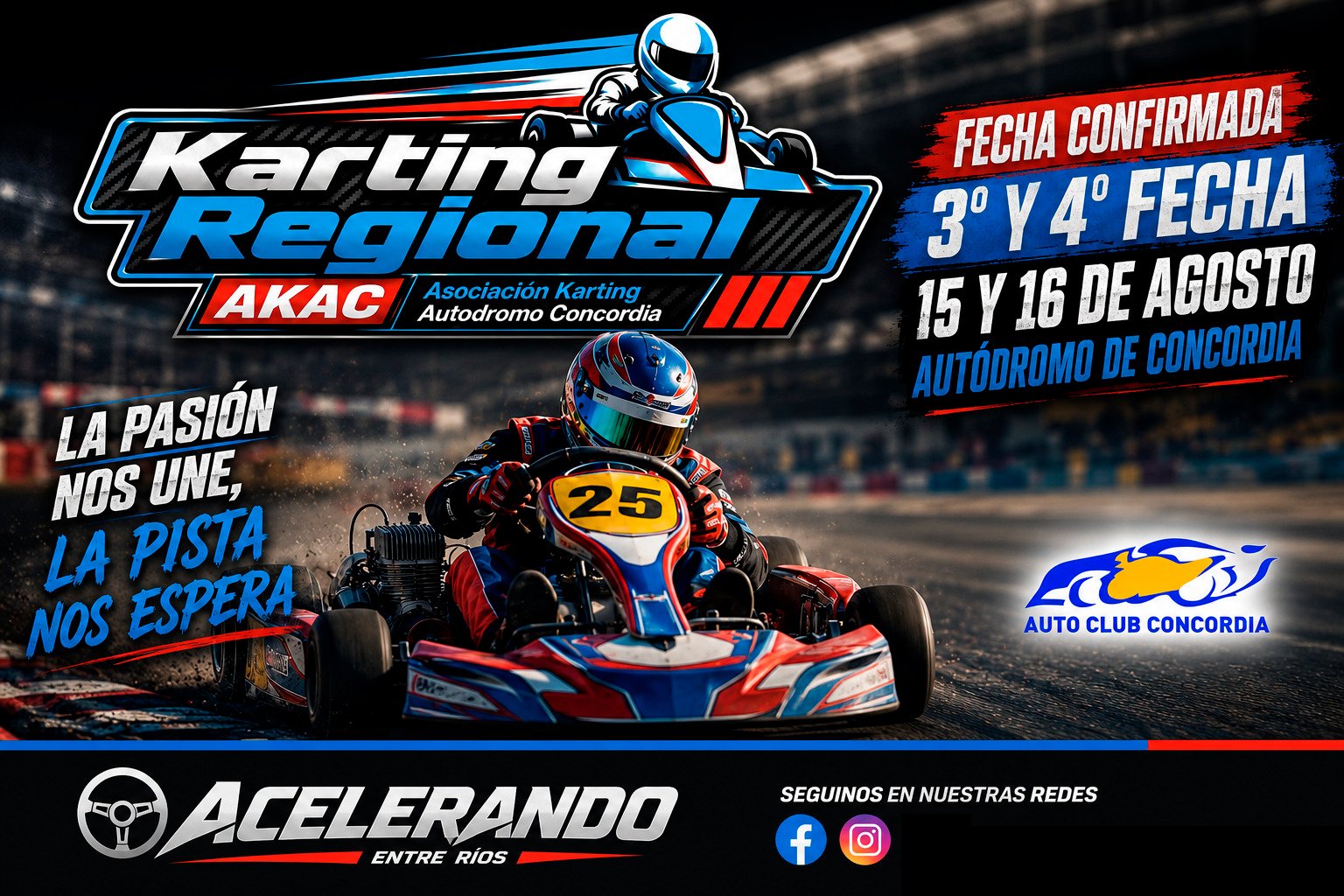 Golpeado, pero de pie: el Kart Regional Concordia vuelve a intentarlo