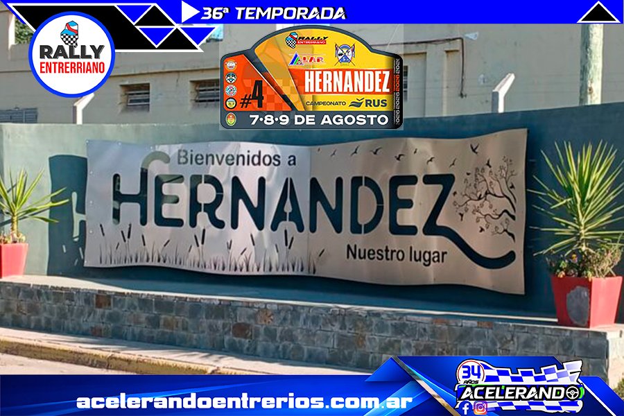 Así será el Rally de Hernández