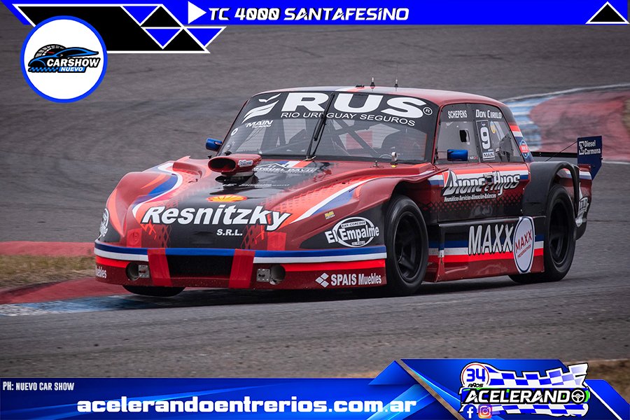 JP Maín, el más fuerte acento entrerriano en las “100 Millas” del TC 4000