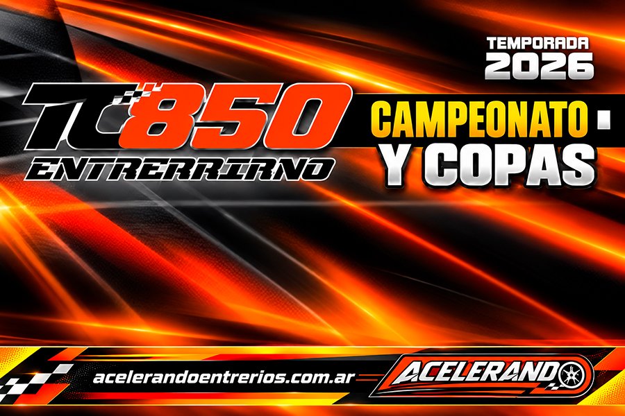 Copas y campeonato TC 850 I 8 fechas de «9,5»