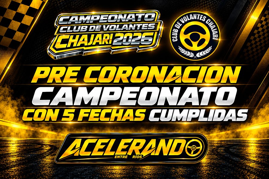 Campeonatos Kart Chajarí I 5 fechas de 6 y la próxima